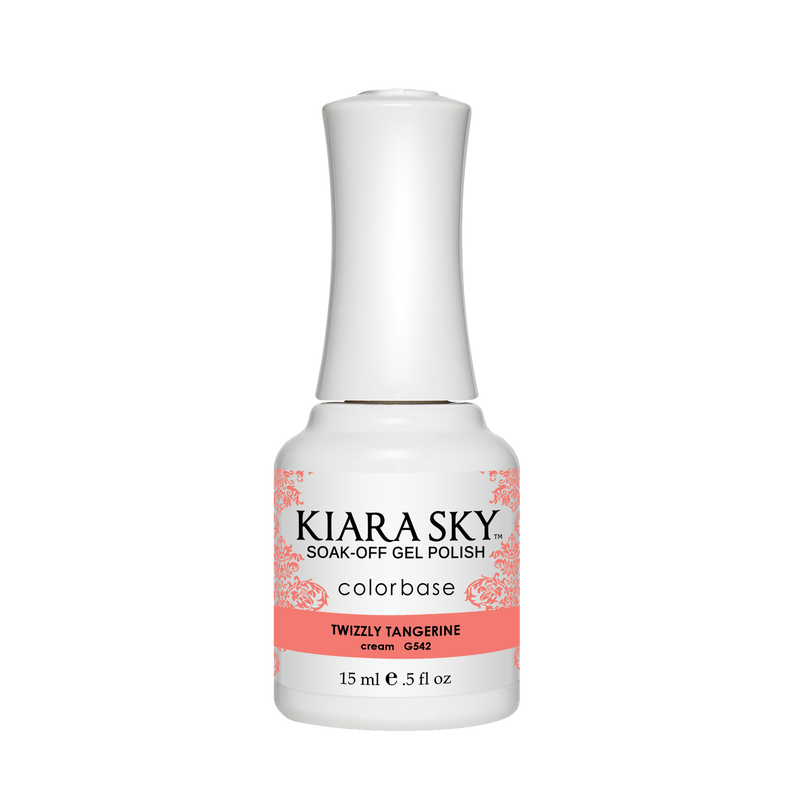 KIARA SKY – GEL POLISH - G542 TWIZZLY TANGERINE